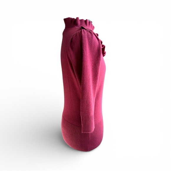 Vintage Y2K dELiA*s Ruffled Turtleneck Sweater - Picture 4 of 7